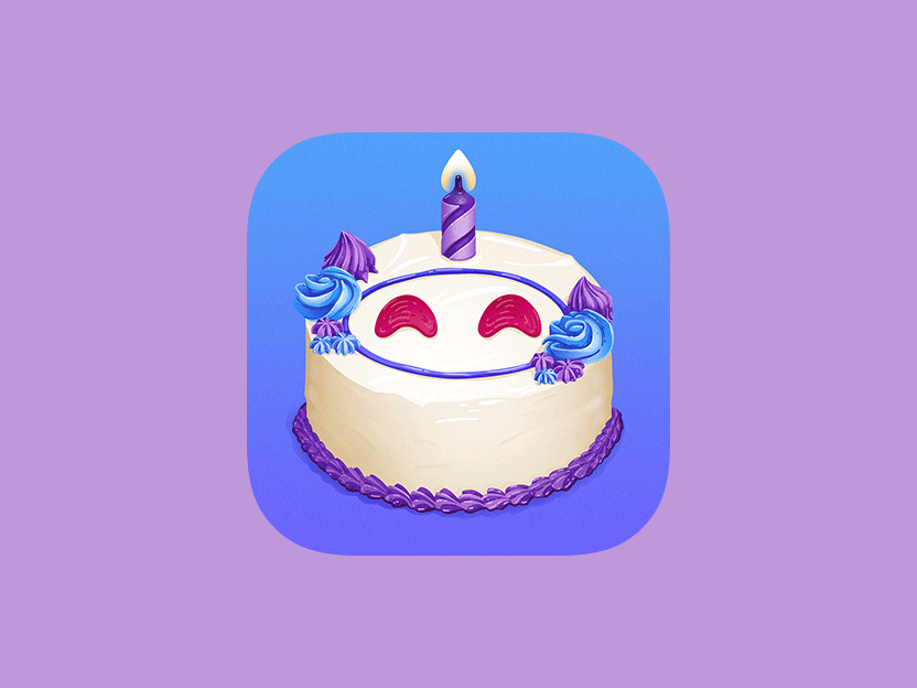 Apollo Cake Day App Icon