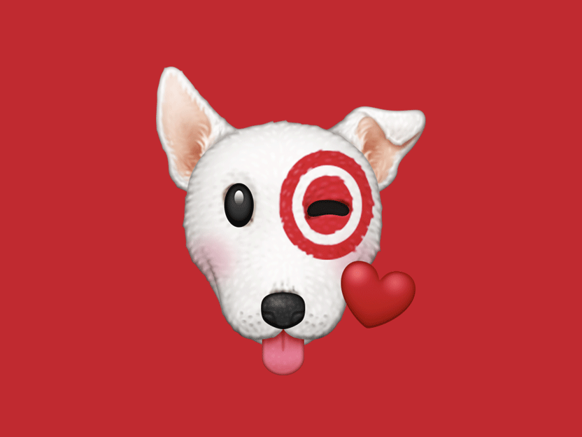 Target Bullseye Kissing Illustration